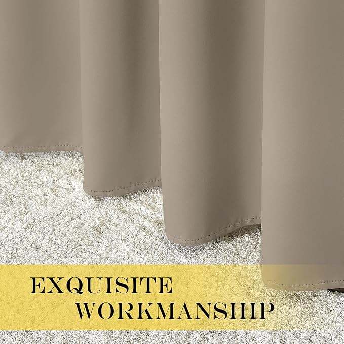 NICETOWN Blackout Doorway Curtain Drape 78 inch Long - Image 4