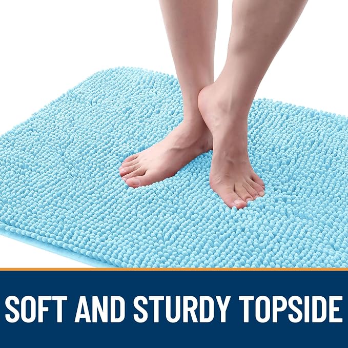 OLANLY Dog Door Mat for Muddy Paws 70x46, Super Absorbent Chenille Mud Mat | - Image 4