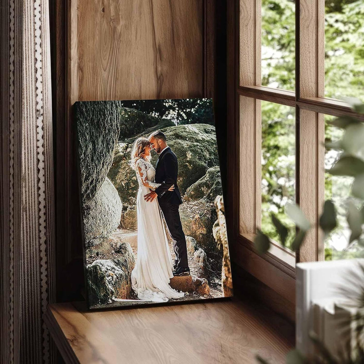 Personalized Custom Canvas Prints: Photo On Canvas (Framed Canvas, 11x14) Transform Your Photos into Stunning Framed Wall Art Digitally Printed Photo To Canvas Ideal for Home Decor, Gifts Keepsakes.