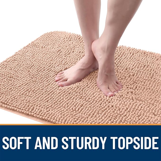 OLANLY Dog Door Mat for Muddy Paws 45x27, Super Absorbent Chenille Mud Mat | - Image 4