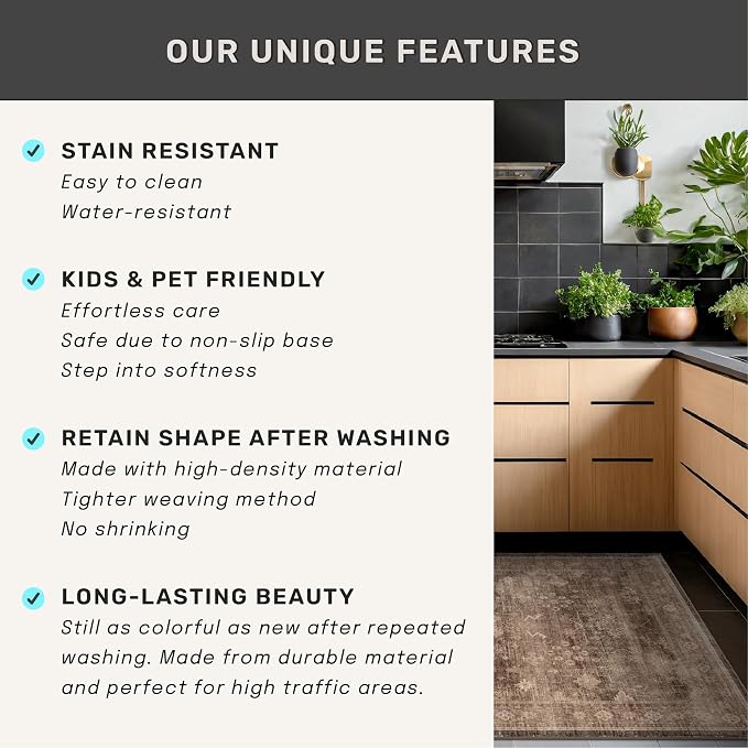 Boho Taupe Brown 2x3 Entryway Rug - Image 7