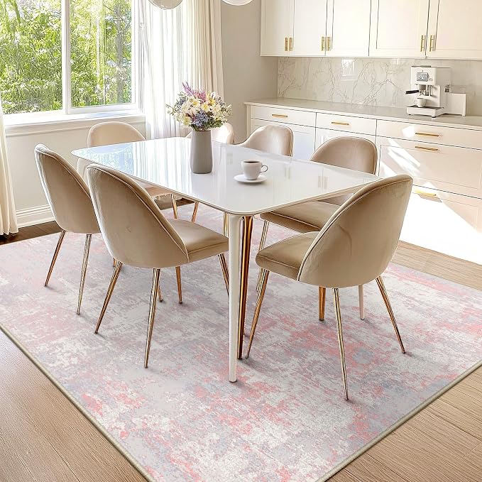 RELEANY Washable 9'x12' Abstract Area Rug - Image 7