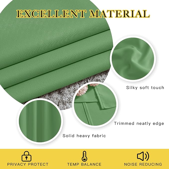 NICETOWN Door Curtain for Closet Doors 80 Inches Long 1 Panel, Room Divider - Image 3