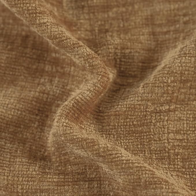 CaliTime Decorative Couch Throw Pillow Covers 24 X 24 Inches Apricot Brown | - Image 2