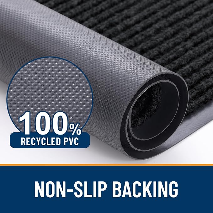 OLANLY Front Door Mat 47x17, Waterproof Heavy-Duty Indoor Outdoor Doormat | - Image 3