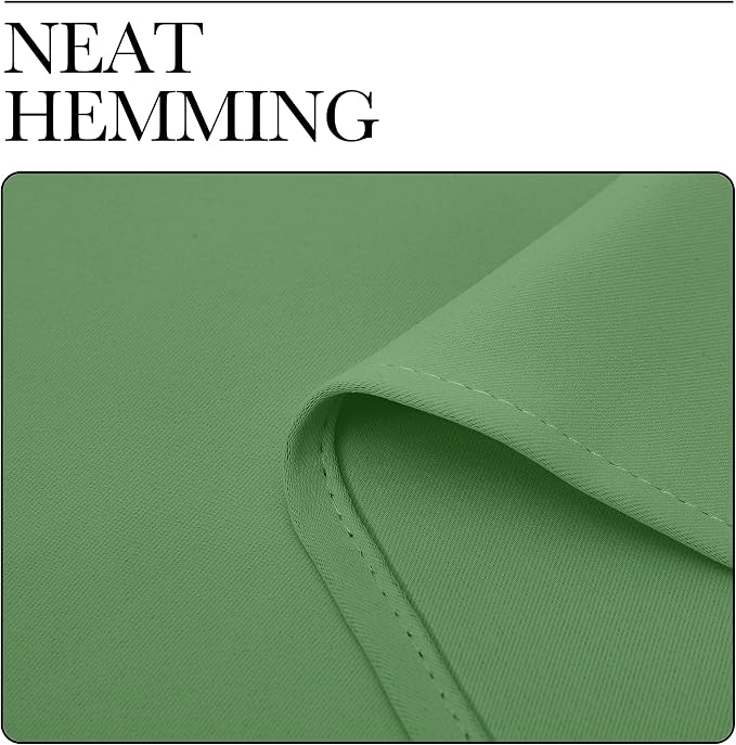 NICETOWN Froest Green Blackout Curtains 40 inches Length - Image 6