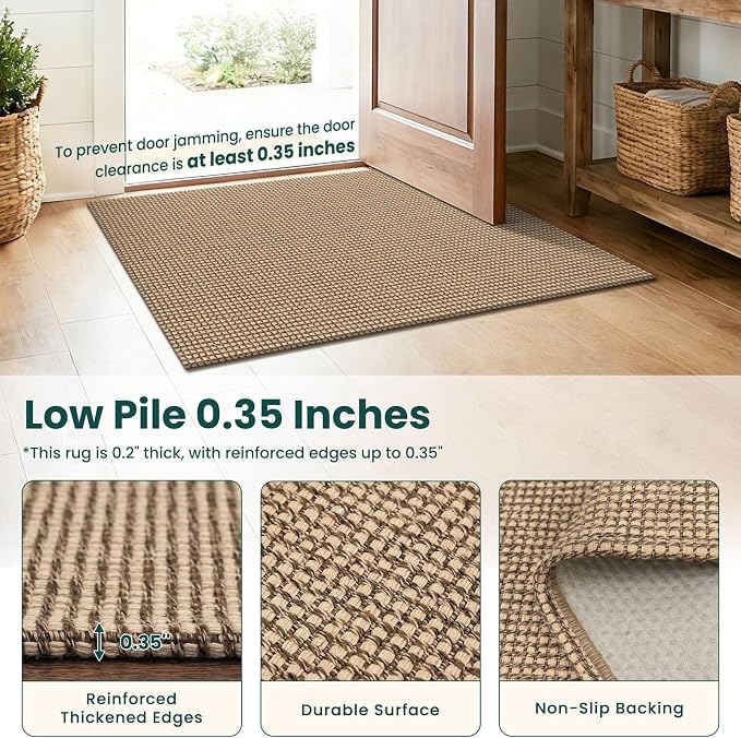 KOZYFLY Runners for Hallways 2.6x8 ft Washable Kitchen Runner Non Slip Rubber - Image 4