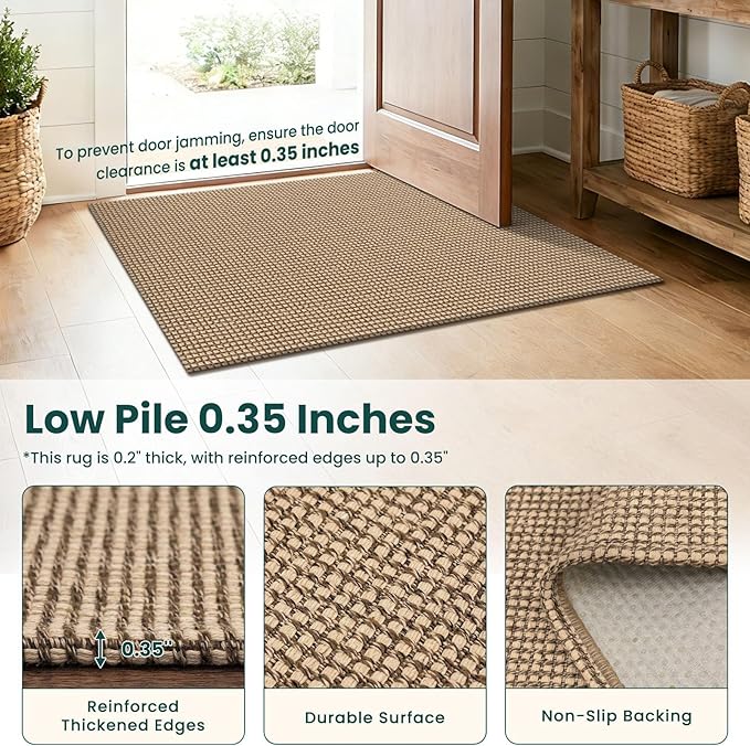 KOZYFLY Runners for Hallway 3x9, Wide Washable Runner Rug, Woven Non Slip - Image 5