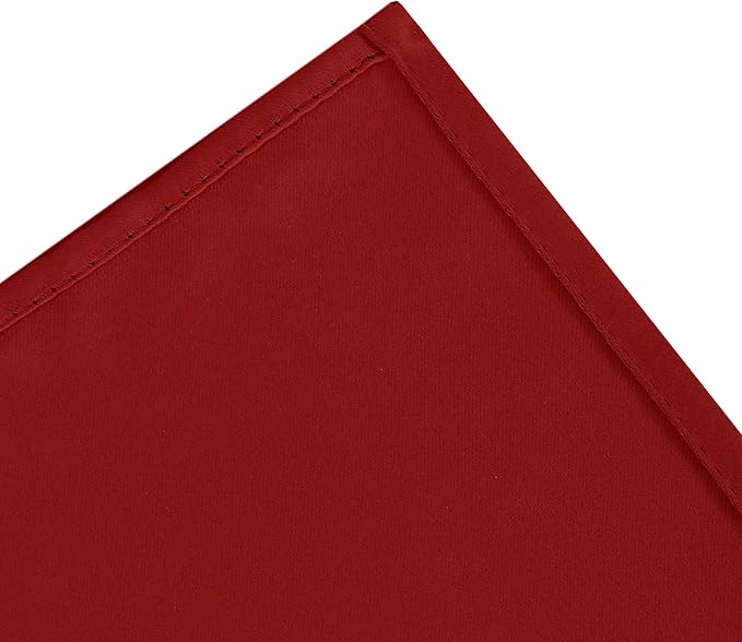 Red Thermal Blackout Curtains/52 x 108 Inch/Set of 2 Panels Room Darkening - Image 8
