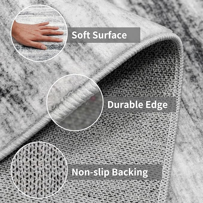 3x11 Washable Runner Rug for Hallway: Extra Long Runners for Entryway Living - Image 4