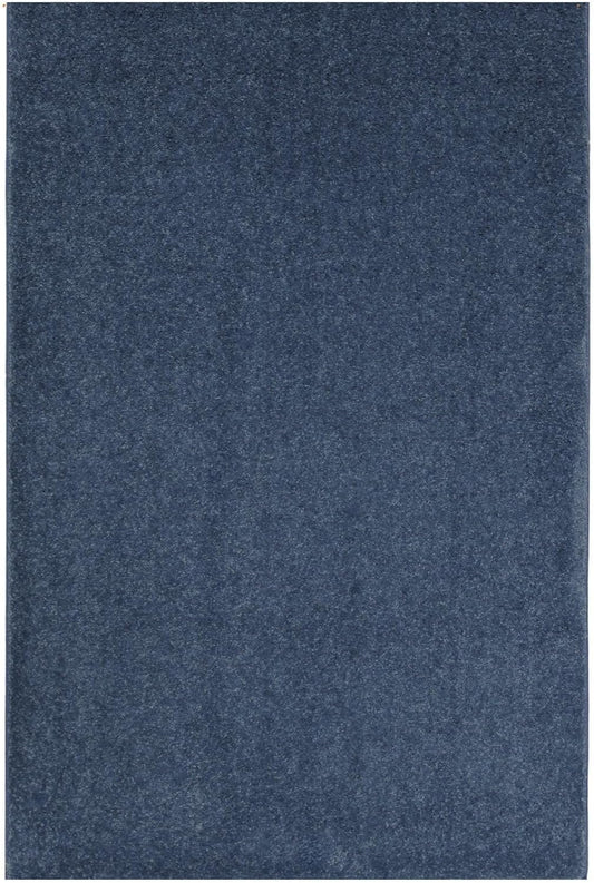 KOECKRITZ Soft and Colorful Kids Classroom Area Rugs (Passes Flammability Pill Test) Many Sizes and Bright Colors to Select from (10' x 10', Navy)