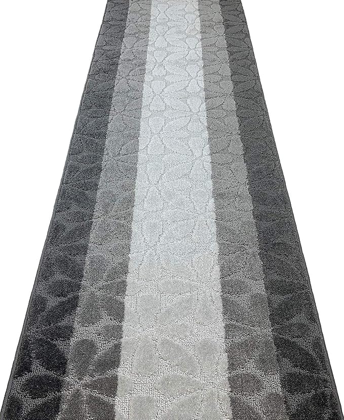 11 Ft Gray Hallway Runner Rug, Non Slip Washable, Kitchen & Entryway | 2'2" x - Image 3