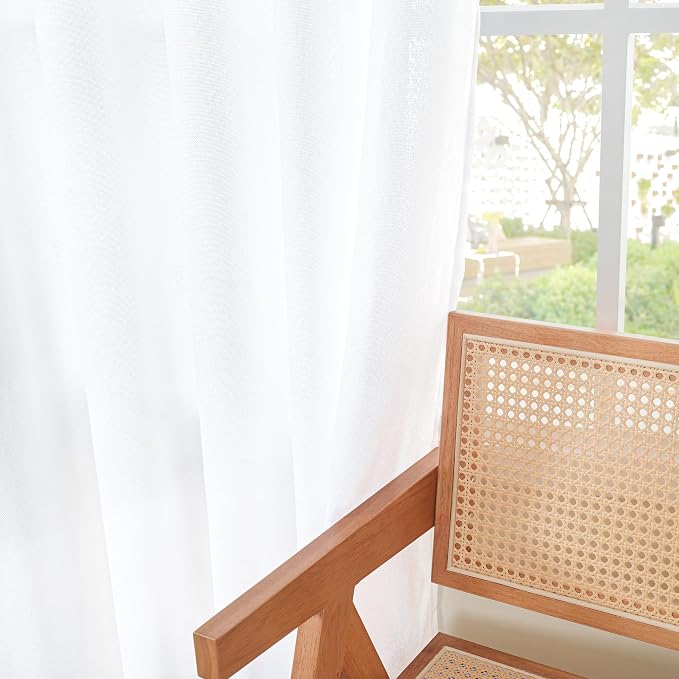 YoungsTex Small Linen Curtains 36 Inches Length - Image 8