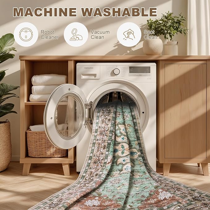 2x3 Area Rugs Living Room: Washable Rug - Image 6
