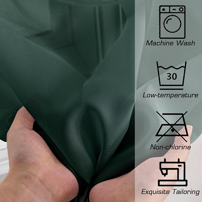 Green Sheer Curtains 78 Inches Long - Image 7