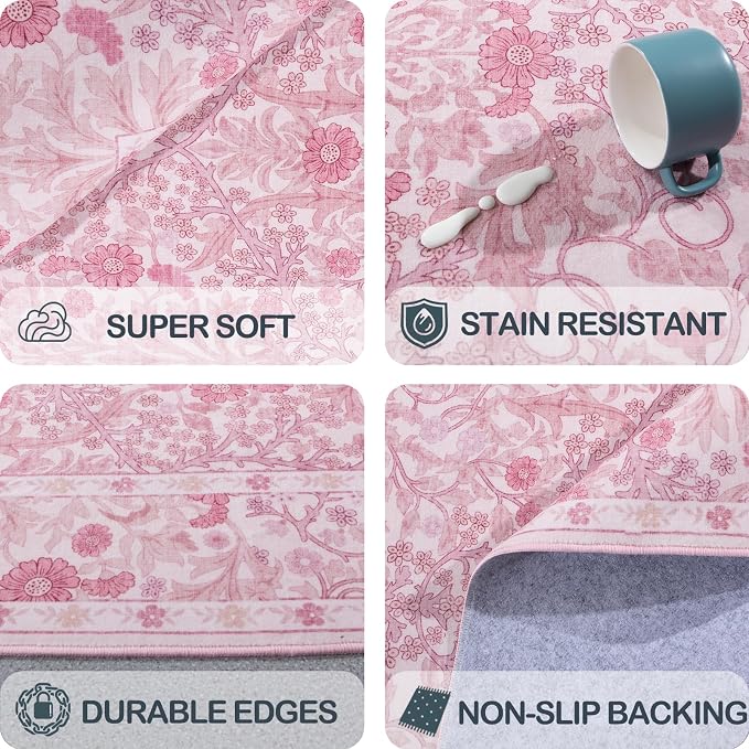 Extra Large 10x14 Area Rug for Living Room, Washable Rugs for Dining Room - Image 6