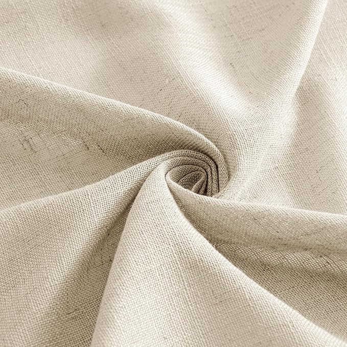 MIULEE Linen Curtains 52x90 Inch Length 2 Panels - Image 8