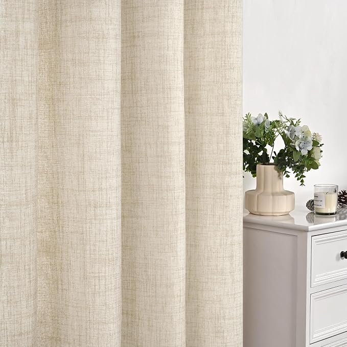YoungsTex Linen Curtains 45 Inches Long - Image 7