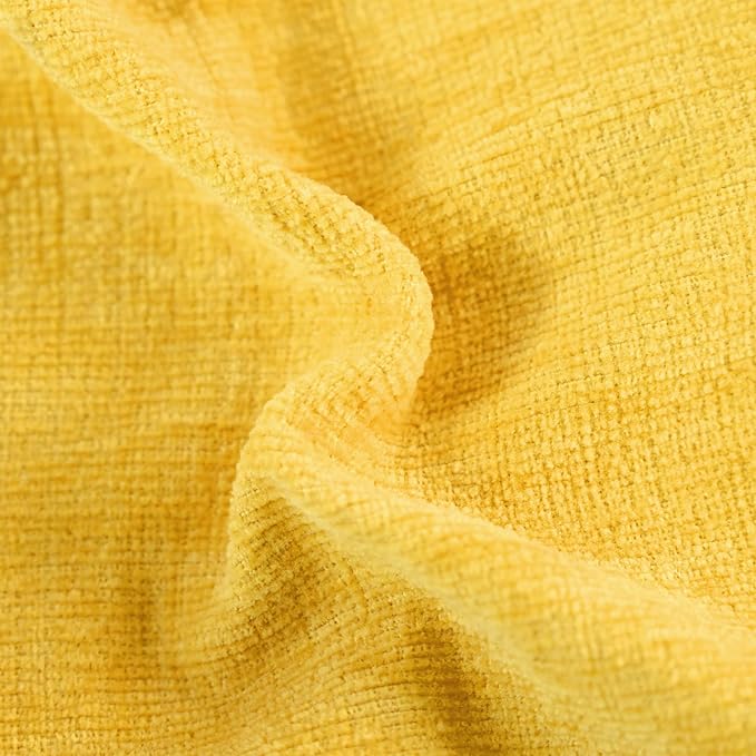 CaliTime Decorative Throw Pillow Covers 18 X 18 Inches Mustard Yellow | Pack of - Image 2