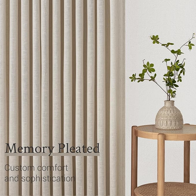Pinch Pleated 92 Inch Curtains - Image 4