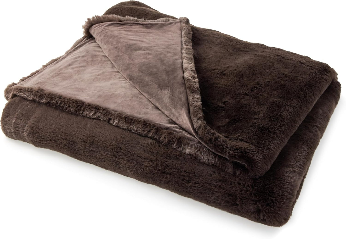 Nuzzie Snuggle Luxe Premium Soft Eco-Conscious Cozy Throw Blanket for Perfect Comfort - Mocha (60"x80")