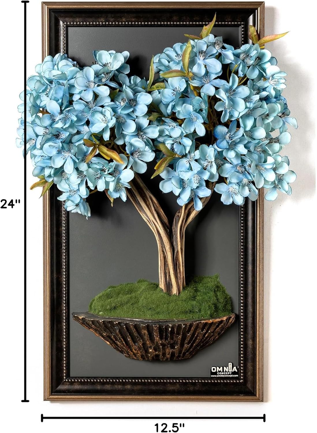 Bonsai Art Life Tree Tableau - 11 - Handmade Tree Portrait, Wall Art, Wall Decor