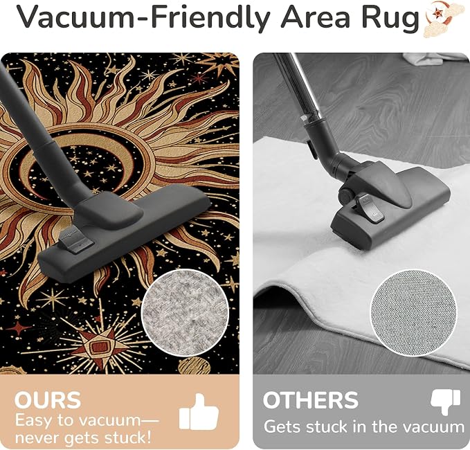Vacuum-Friendly, 2x8 Washable Area Rug - Image 4