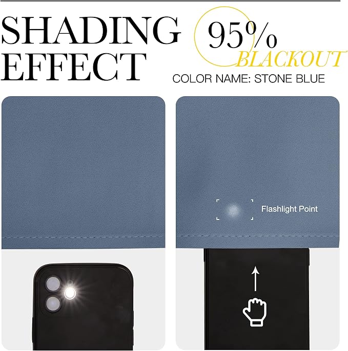 NICETOWN Living Room Curtains, Window Treatment Energy Saving Thermal Insulated - Image 5
