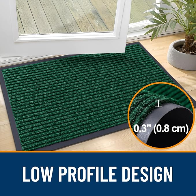 OLANLY Front Door Mat 47x34, Waterproof Heavy-Duty Indoor Outdoor Doormat | - Image 4