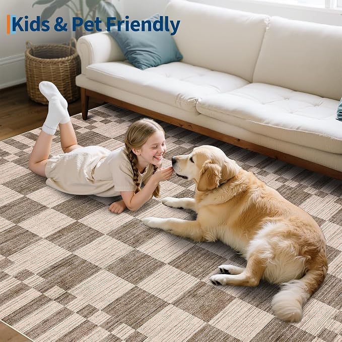 GarveeHome 2x8 Checkered Kitchen Runner Rug - Image 9