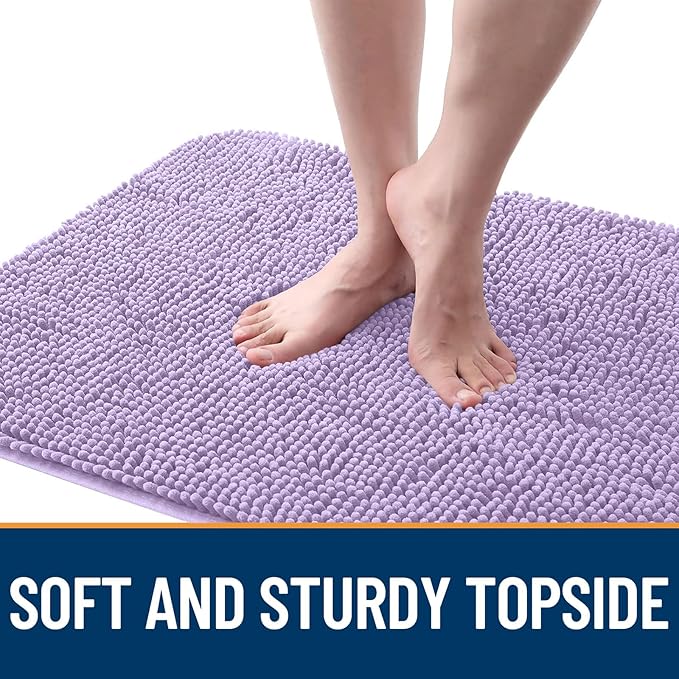 OLANLY Dog Door Mat for Muddy Paws 59x24, Super Absorbent Chenille Mud Mat | - Image 4