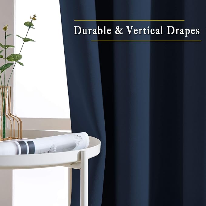 NICETOWN Blackout Curtains for Windows 90 inch Length - Image 4