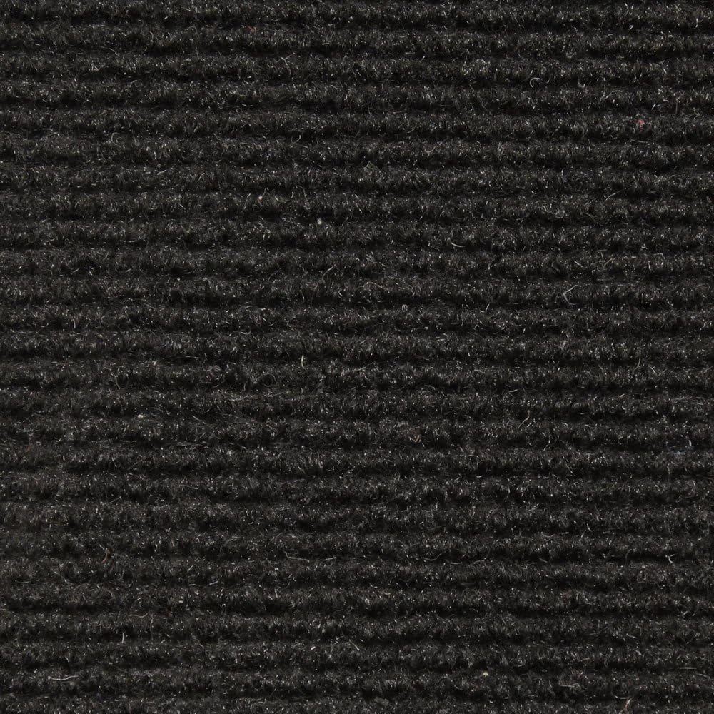 House, Home and More Indoor Outdoor Carpet with Rubber Marine Backing - Black - 6 Feet x 40 Feet - Durable, UV-Resistant - Adds Color and Comfort to Your Deck, Patio or Other Outdoor Rug Space.