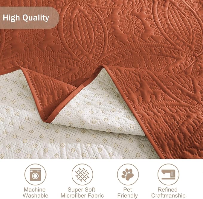 Quilted Grand Sofa Covers Washable, Couch Cover - Image 7