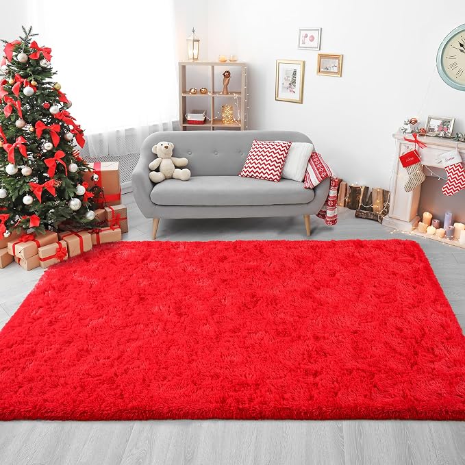 Chicrug Soft Area Rugs for Bedroom Living Room Plush Fluffy Rug8x10 | Shag - Image 8