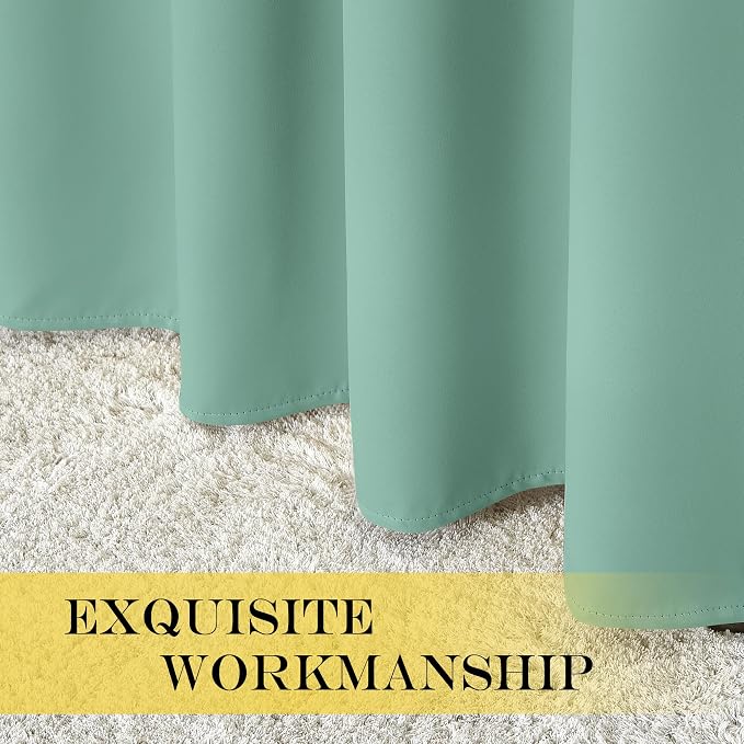 NICETOWN Blackout Curtains 84 Inch Length, Thermal Insulated Room Darkening - Image 6