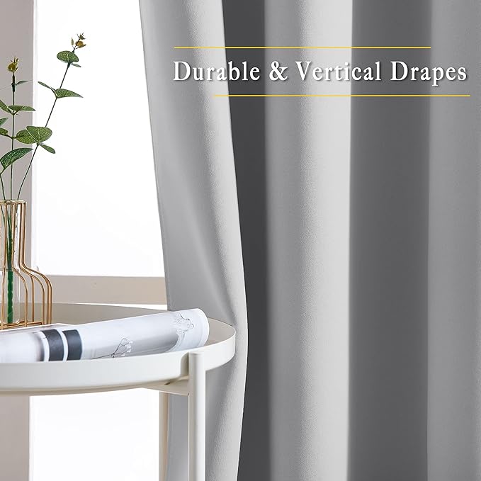NICETOWN Blackout 66 inch Curtains - Image 5