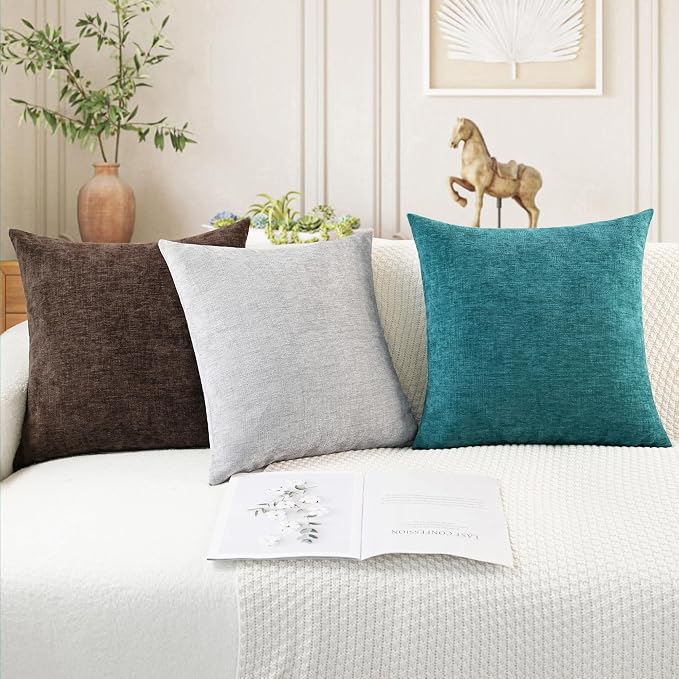 CaliTime Decorative Couch Throw Pillow Covers 20 X 12 Inches Teal | Pack of 2 - Image 5