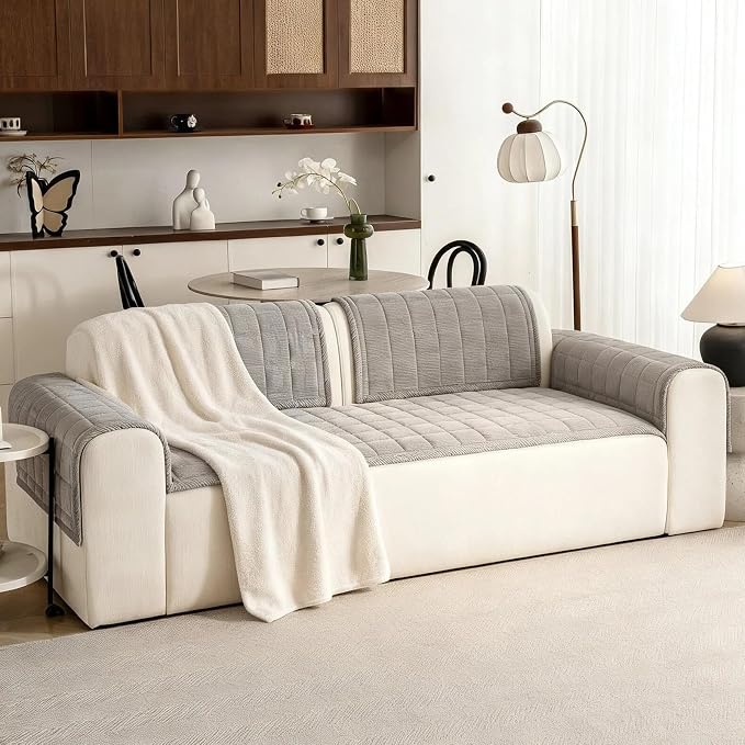 Couch Covers for Dogs Washable, Non Slip Couch Covers for Loveseat Sofa Pet - Image 2