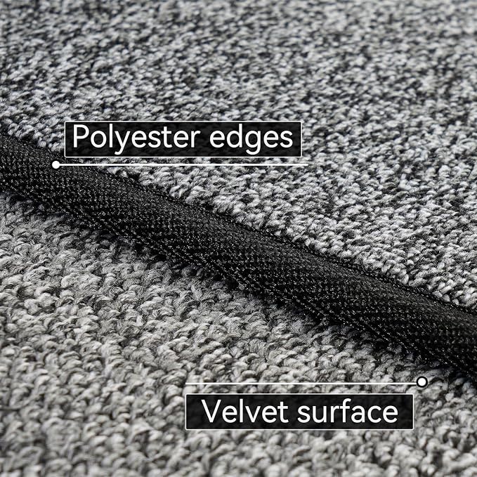 Area Rug with Non Slip Rubber Backing, Washable Soft Floor Carpet - Image 3