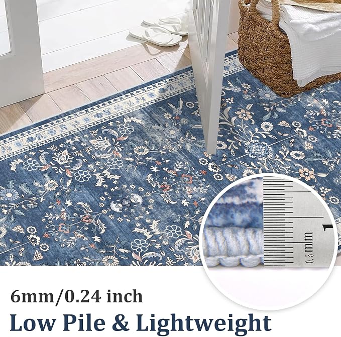 Yamaziot 2x3 Washable Entryway Rug Non Slip Indoor Door Mat, Stain Resistant - Image 4
