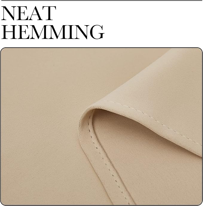 NICETOWN Room Darkening Draperies Window Curtain Panels, Thermal Insulated - Image 6