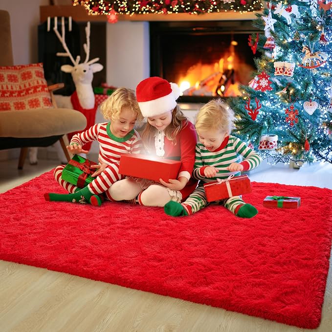Chicrug Soft Area Rugs for Bedroom Living Room Plush Fluffy Rug8x10 | Shag - Image 7