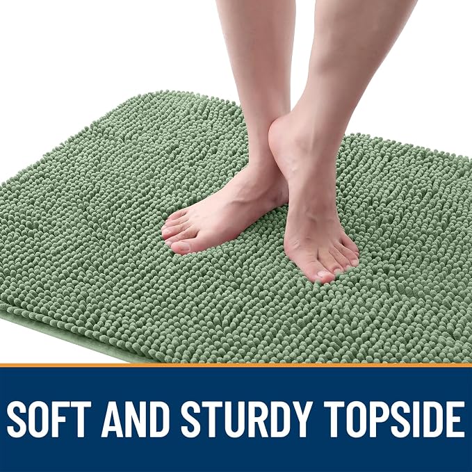 OLANLY Dog Door Mat for Muddy Paws 36x24, Super Absorbent Chenille Mud Mat | - Image 4