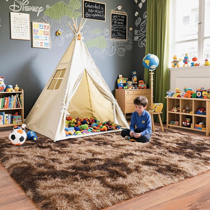 9x12 Area Rug for Living Room, Shag Large Rug for Bedroom - Image 6