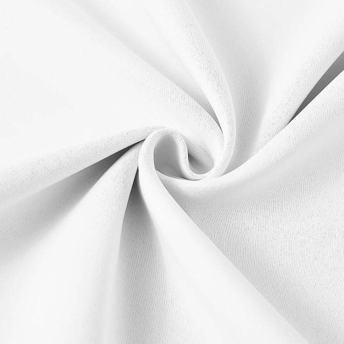 Pleated White Curtains 72 Inches Long - Image 7