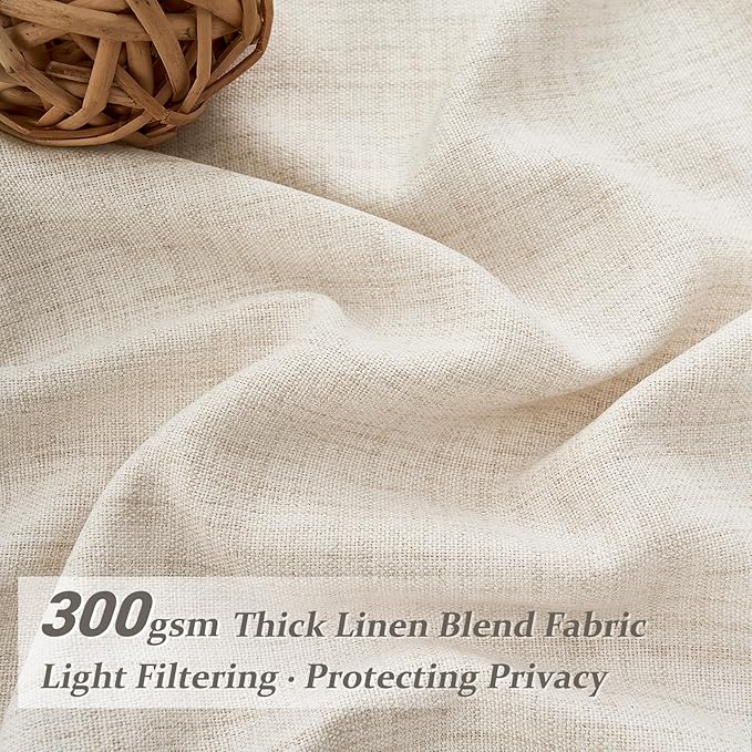 60 Inch Wide Curtains 90 Inches Long 2 Panels Set - Image 3