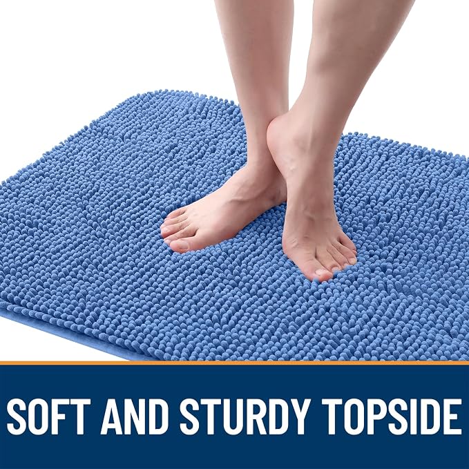 OLANLY Dog Door Mat for Muddy Paws 36x24, Super Absorbent Chenille Mud Mat | - Image 4
