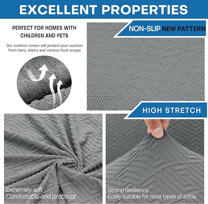 XINEAGE 2026 New 4 Pieces Couch Covers - Image 5