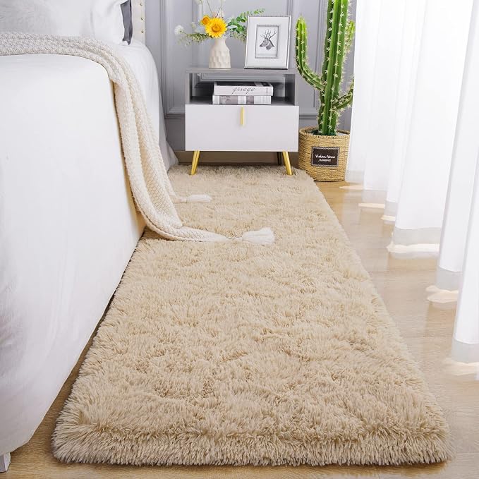 Chicrug Soft Runner Rugs for Bedroom Living Room Plush Fluffy Rug 2x7 | Shag by ChicrugHomeDecor
